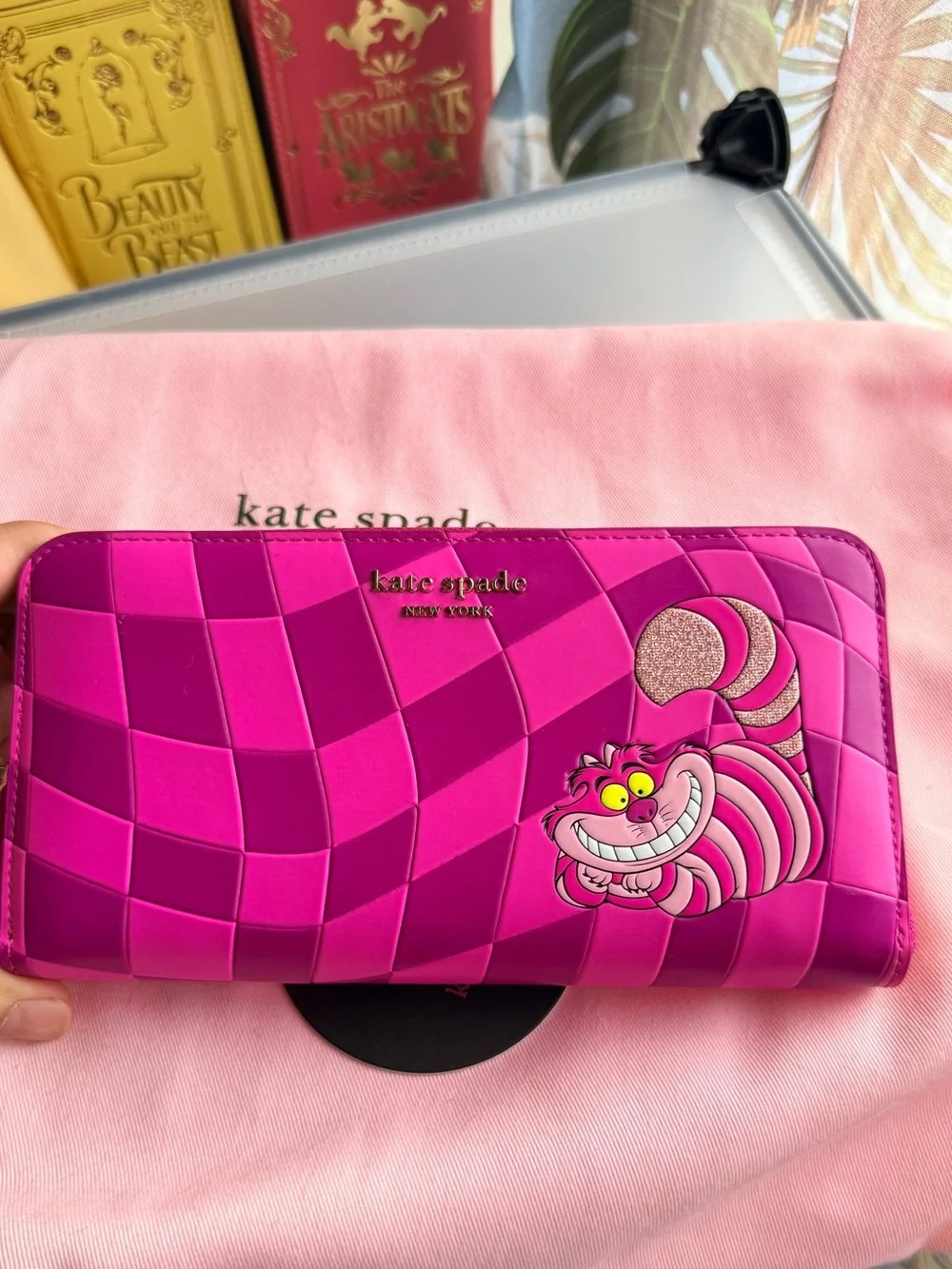 Kate Spade Disney Cheshire Cat Backpack and Wallet Set